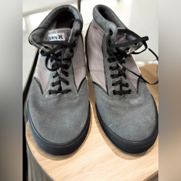 Hurley Kayo Chukka Gray Suede Canvas Sneakers Men’s 8.5 - Picture 1 of 9